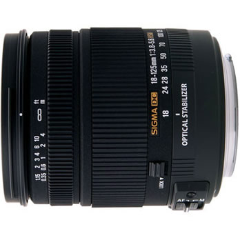 Sigma 18-125 mm f/3.8 - 5.6 DC OS HSM